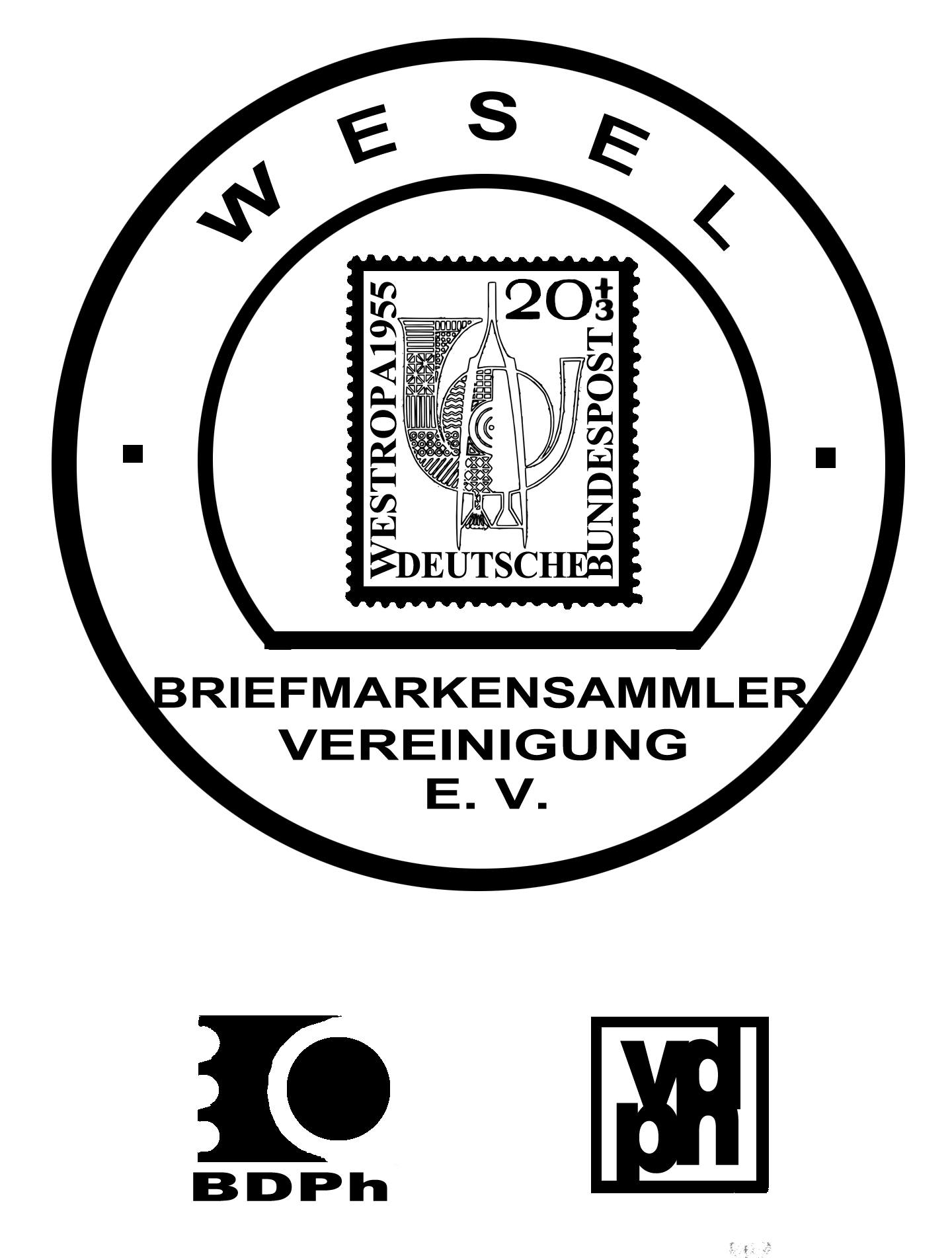 Briefmarkensammlervereinigung Wesel Logo